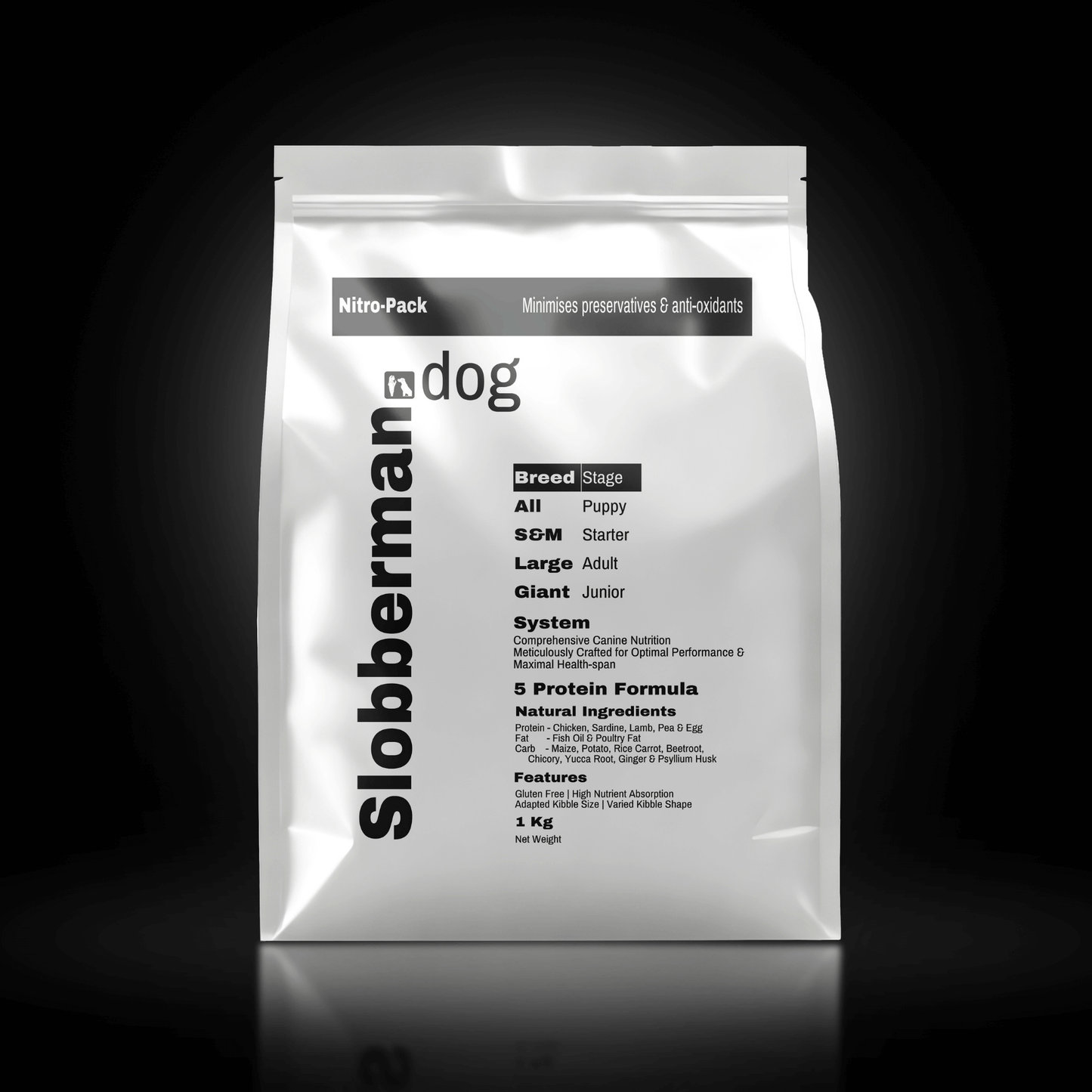 Slobberman.dog Large Breed Adult Dry Dog Food [Kibble]