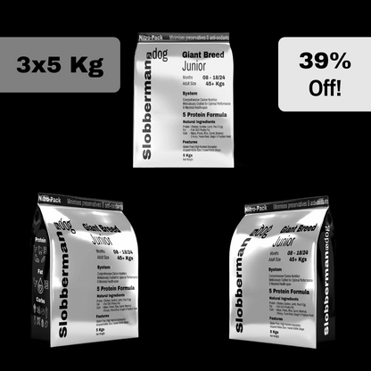 Slobberman.dog Giant Breed Junior Dry Dog Food [Kibble]