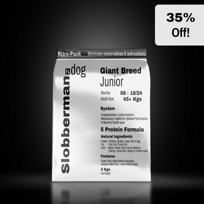 Slobberman.dog Giant Breed Junior Dry Dog Food [Kibble]