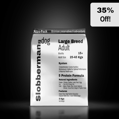 Slobberman.dog Large Breed Adult Dry Dog Food [Kibble]