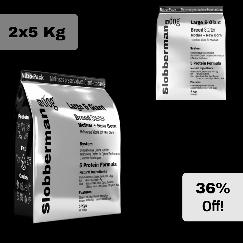 Slobberman.dog Large & Giant Breed Starter Dry Dog Food [Kibble]