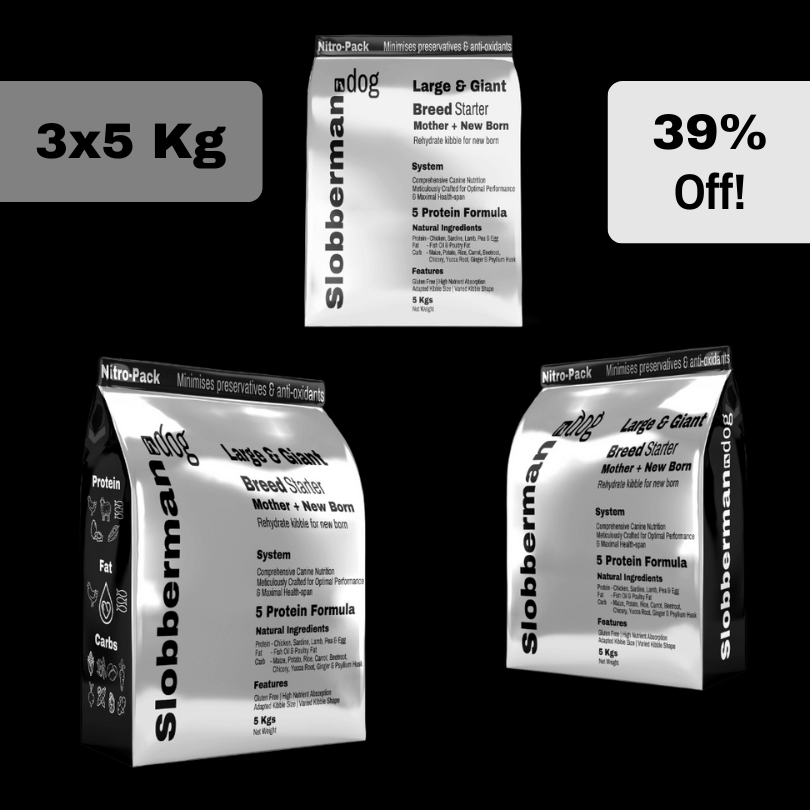 Slobberman.dog Large & Giant Breed Starter Dry Dog Food [Kibble]