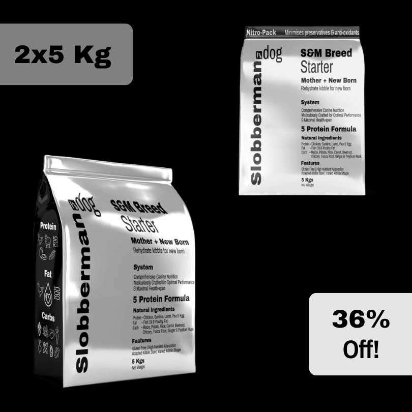 Slobberman.dog S&M Breed Starter Dry Dog Food [Kibble]